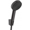 Hansgrohe Pulsify S ručná sprcha 105 s držiakom,hadicou 125 cm,1jet Čierna matná 24301670