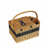 Piknikový kôš prútený hnedý