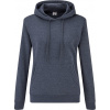 Fruit of the Loom F.O.L. | Classic Lady-Fit Hooded Sweat Dámska mikina s kapucňou_16.2038 Farba: vintage heather navy, Veľkosť: M