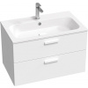 Ravak SD Chrome II skrinka pod umývadlo 80x49x50 cm 2 zásuvky madlo biele 152 mm Biela X000001778