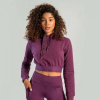 STRIX Dámska mikina Essential Cropped Hoodie Plum SS