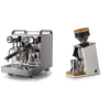 Rocket Espresso Mozzafiato FAST V + Eureka Mignon Single Dose, White & Oak