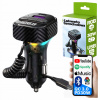 VYSIELAČ FM NABÍJAČKA BLUETOOTH BT USB TYP-C QC 3.0 + PD 30W LED RGB MP3