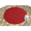 Kusový koberec Nasty 101151 Rot kruh 200x200 (průměr) kruh cm