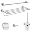 HANSGROHE Logis Universal 5-dielna súprava kúpeľňových doplnkov, chróm, 41728000