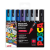 Sada Posca PC-5M, WINTER, 1,8 - 2,5 mm (8 ks)