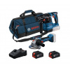 BOSCH Sada AKU náradia (GWS 18V-8 + GBH 18V-22 + 2× GBA 18V 4.0Ah + GAL + taška) 0615V0003C