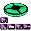 ECOLIGHT LED pásik - SMD 2835 - 5m - 60LED/m - 4,8 W/m - zelený - IP20 - s konektorom