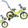 DETSKÝ BICYKEL, 16 PALCOVÝ BICYKEL PRE CHLAPCA, KOŠÍK + VODIACA LIŠTA