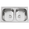 Nerezový drez Sinks OKIO 800 DUO V matný