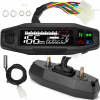 Digitálny tachometer pre motocykel, vybavený senzormi a otáčkomerom
