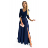 Dámske šaty 309-6 Amber - NUMOCO tmavě modrá L