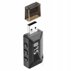 XO FM vysielač BCC16 Bluetooth MP3 USB čierny