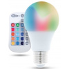 Žiarovka, žiarivka - E27 LED žiarovka Farba RGB+ teplo 9 W s diaľkovým ovládaním (E27 LED žiarovka Farba RGB+ teplo 9 W s diaľkovým ovládaním)