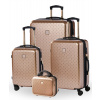 Cestovný kufor BERTOO Torino - zlatý SET 4v1