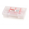 Plastový organizér 10 priehradok (prepážky) NORT 195x155x35 mm - farba: transparentná