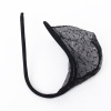 Pánske spodné prádlo C-string Black Lace & Flither OS - Veľkosť univerzálna