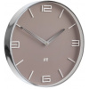 FUTURE TIME Dizajnové nástenné hodiny Future Time FT3010BR Flat caffé latte 30cm