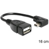 Delock 83245 USB mini samec na USB 2.0-A samica OTG kábel 16 cm