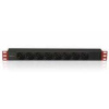Techly 107746 Napájecí lišta PDU Rack 19'' 1U, 8x Schuko, 250V/16A, kabel C14 2m pod UPS
