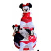 Plienková torta PAMPERS Minnie Mouse, červená