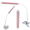 STOLOVÁ LAMPA BEZ TIEŇA S KOZMETICKÝM KLIPOM LED, PRUŽNÉ RAMENO