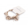 Gumičky do vlasů / náramky splétané sada Varianta: 1 béžová světlá, Balení: 1 karta