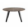 Muubs Jedálenský stôl SPACE SMOKED okrúhly P. 120 cm, tmavo hnedý