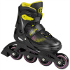 Powerslide Playlife Joker Yellow Glow Combo S, žltá / čierna, UK 2 - 4,5, EU 34 / 37