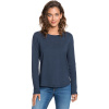 Roxy RED SUNSET LS tmavo modrá Dámske tričko s dlhým rukávom XS