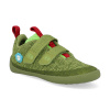 Barefoot tenisky Affenzahn - Sneaker Knit Happy Dragon zelené vegan