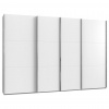 MID.YOU SKRIŇA S POS. DVER. – HOR.VED, biela, 350/216/65 cm - Skrine - 001787053701