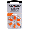 Rayovac Extra 13 EMF PR48 sluchové batérie 6 ks