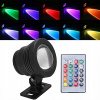 RGB LED REFLEKTOR VONKAJŠIE LED SVETLO DO ZÁHRADY SVETLO DO BAZÉNA JAZIERKO