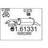 Koncový tlmič výfuku MTS 01.61331