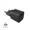Mini Adapter FIXED s výstupom USB-C a podporou PD 25 W čierny