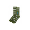 SANTA CRUZ ponožky - Screaming Mini Hand Stripe Sck Dill Green Stripe (DILL GREEN STRIPE) veľkosť: O