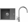 Set Sinks G10672 (dřez Perfecto 650 Titanium 72 + baterie Vitalia Chrom - lesklý)