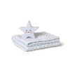 INTERBABY | SET Deka extra mäkká guličky + lampička HVIEZDA - MODRÁ