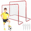 Prenosná futbalová bránka 183 x 122 x 61 cm (FUTBALOVÉ BRANKY PRE TRÉNING DETI PRENOSNÝ SET 2x)