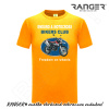 Tričko RANGER® - motív Motorkári 13 L Žltá