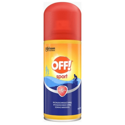 Off! Šport repelent proti kliešťom, komárom rýchloschnúci spray 100 ml