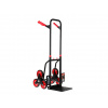 TVARDY T00501 Skladací schodiskový vozík, rudla 150 kg