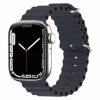 AppleKing silikónový oceánsky remienok pre Apple Watch 42mm / 41mm / 40mm / 38mm - tmavosivý - možnosť vrátiť tovar ZADARMO do 30tich dní