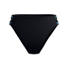 Speedo Solid Logo Elastic High Waist Bottom Speedo Black 12 (M)