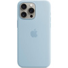Apple iPhone 15 Pro Max Silicone Case with MagSafe - Light modré MWNR3ZM/A