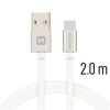 Swissten 71521303 USB - USB-C, 2m, stříbrný