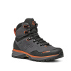 Pánska vysoká turistická celokožená obuv TECNICA-Forge TRK GTX Ms, dark grey/orange Šedá 41,5