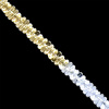 Silver.ag Retiazka strieborná, 3 color daisy chain Dĺžka: 50cm C1310