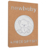 Dojčenská súprava do pôrodnice New Baby For Sweet Bear sivá sivá
